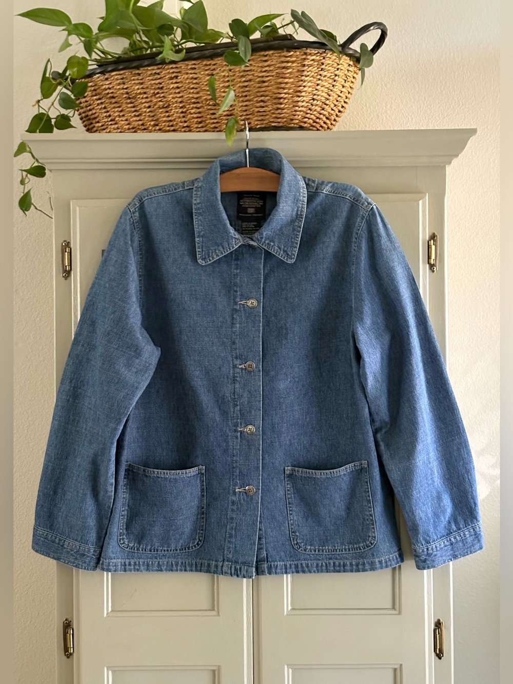 FADED GLORY Denim Chore / Utility Jacket | medium wash | 100% cotton | medium - Picture 2 of 7